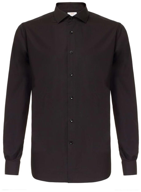 OppoSuits Men's Shirts SHIRT LS Black Knight
