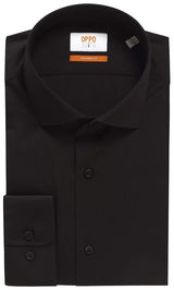 OppoSuits Men's Shirts SHIRT LS Black Knight