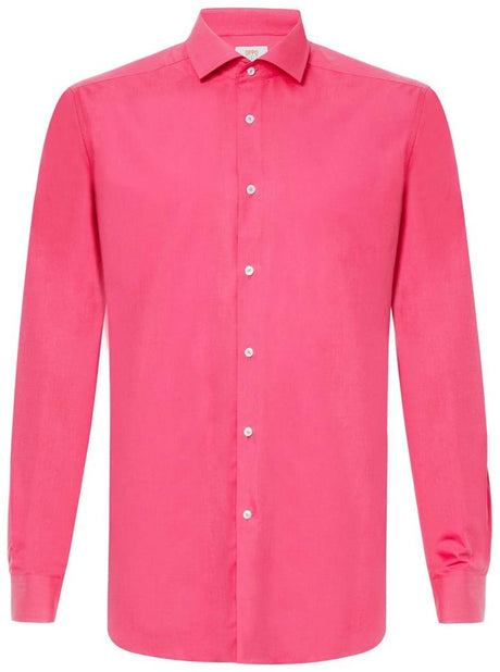 Stylish OppoSuits Pink Men's Shirt for Parties Weddings and Casual Wear