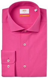 Stylish OppoSuits Pink Men's Shirt for Parties Weddings and Casual Wear