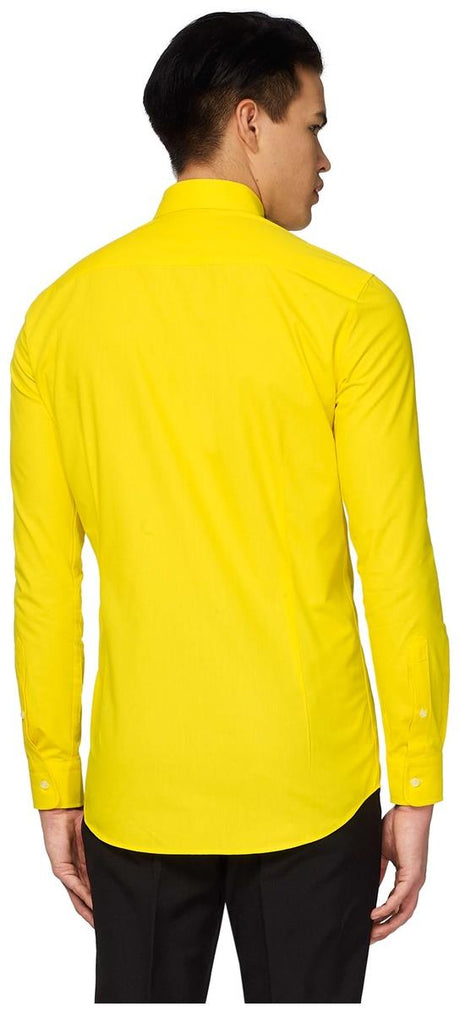 OppoSuits Men's Shirts SHIRT LS Yellow Fellow