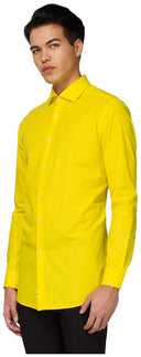 OppoSuits Men's Shirts SHIRT LS Yellow Fellow