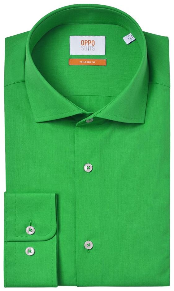 OppoSuits Men's Shirts SHIRT LS Evergreen