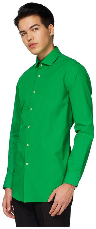 OppoSuits Men's Shirts SHIRT LS Evergreen