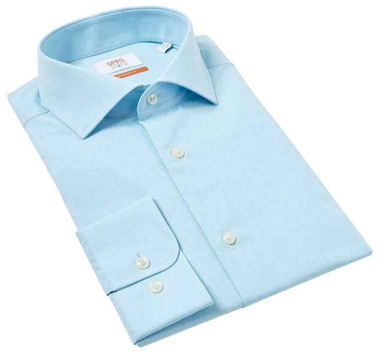 OppoSuits Men's Shirts SHIRT LS Cool Blue