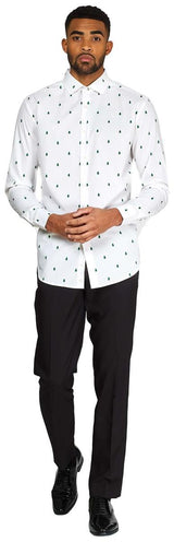 OppoSuits Men's Shirts SHIRT LS Christmas Trees