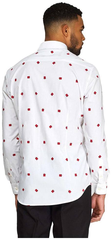 Stylish OppoSuits Men's Shirt for Christmas Parties Holiday Gatherings and Festive Events