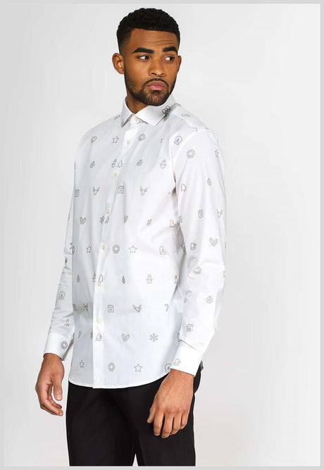 Festive OppoSuits Christmas Shirt for Holiday Parties Celebrations and Family Gatherings