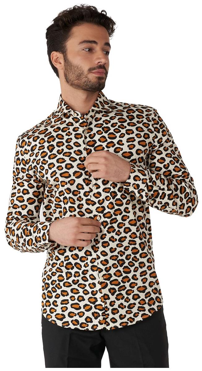 Stylish OppoSuits The Jag Long Sleeve Shirt for Nightlife Events Fashion and Parties
