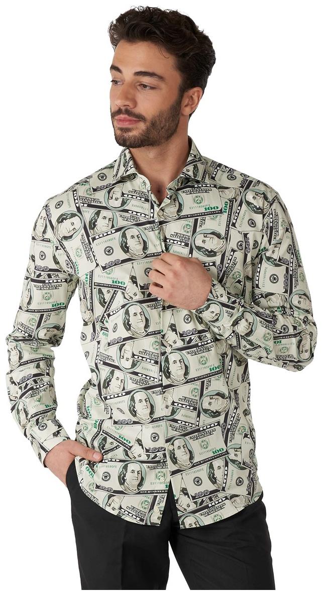 Stylish OppoSuits Cashanova Shirt for Holiday Parties and Festive Celebrations