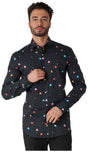 OppoSuits Men's Shirts SHIRT LS PAC-MANT
