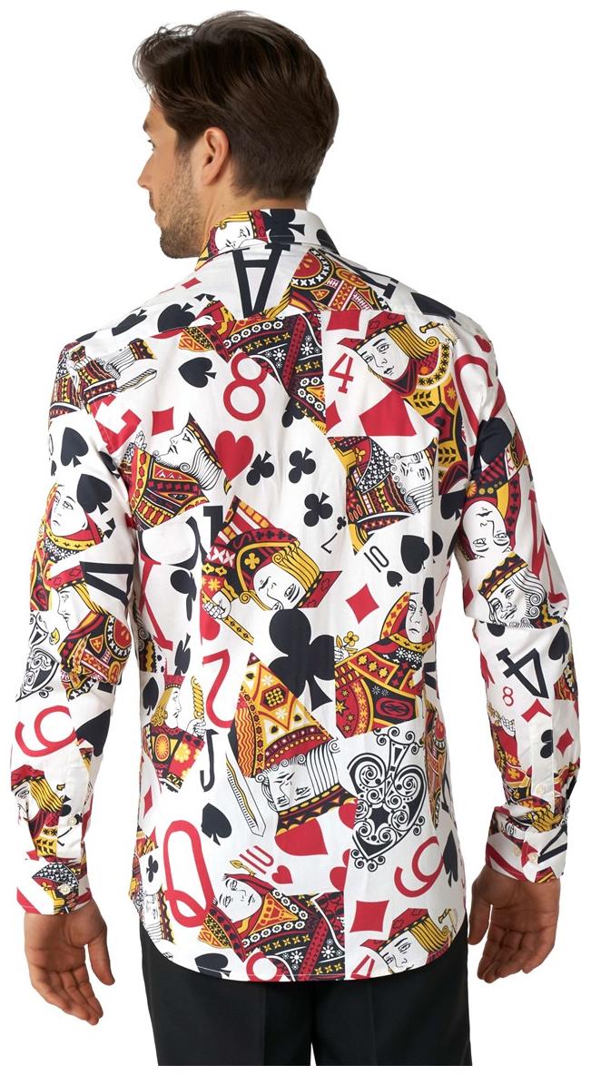 OppoSuits Men's Shirts SHIRT LS King of Clubs