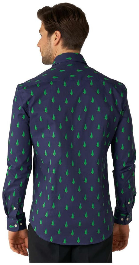 OppoSuits TreeDee Men’s Shirt for Holiday Parties Themed Events and Festive Occasions