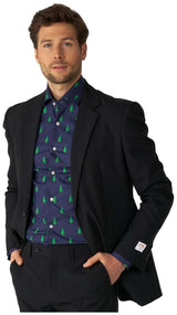 OppoSuits TreeDee Men’s Shirt for Holiday Parties Themed Events and Festive Occasions