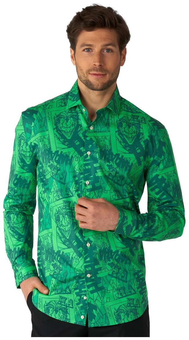 Stylish OppoSuits Joker Shirt for Halloween Costume Parties and Comic Con Events