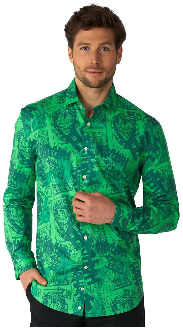 OppoSuits Men's Shirts SHIRT LS The Joker
