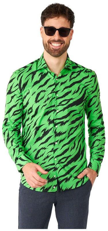 OppoSuits Wild Animal Long Sleeve Shirt for Halloween Parties Theme Events and Festivals