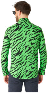 OppoSuits Men's Shirts SHIRT LS Wild Animal