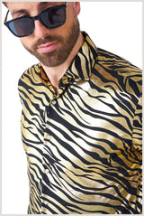 OppoSuits Men's Shirts SHIRT LS Tiger Shiner