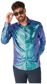 Stylish OppoSuits Fancy Fish Shirt for Holiday Parties Dancing Events and Festive Celebrations