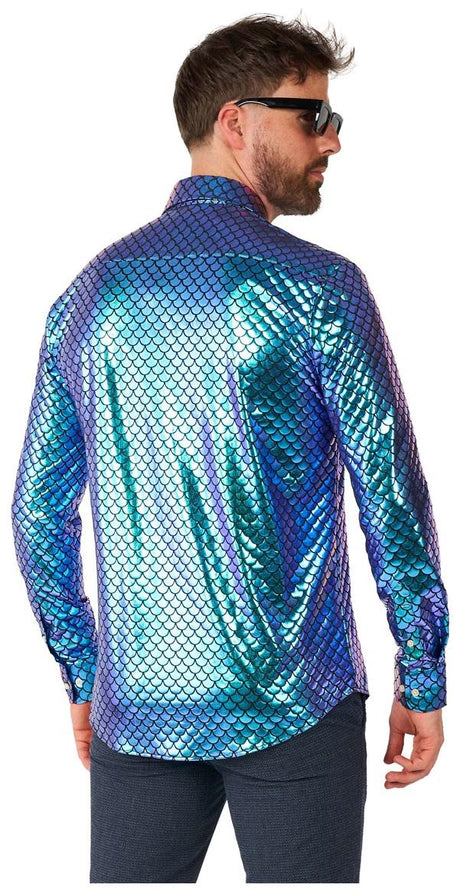 Stylish OppoSuits Fancy Fish Shirt for Holiday Parties Dancing Events and Festive Celebrations