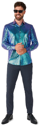 Stylish OppoSuits Fancy Fish Shirt for Holiday Parties Dancing Events and Festive Celebrations