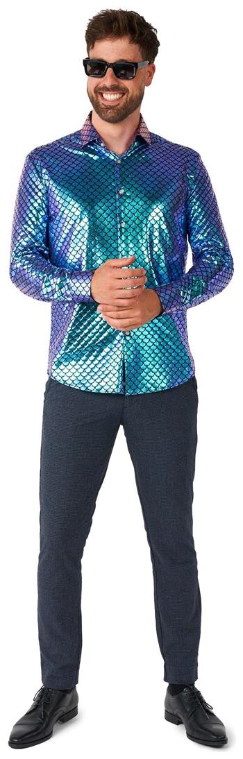 Stylish OppoSuits Fancy Fish Shirt for Holiday Parties Dancing Events and Festive Celebrations