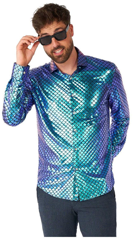 OppoSuits Men's Shirts SHIRT LS Fancy Fish