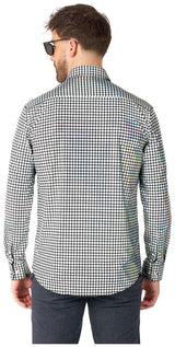 Shiny OppoSuits Discoballer Shirt for Dance Parties Retro Events and Festive Celebrations