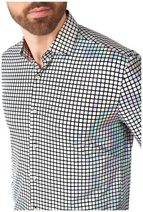 OppoSuits Men's Shirts SHIRT LS Discoballer