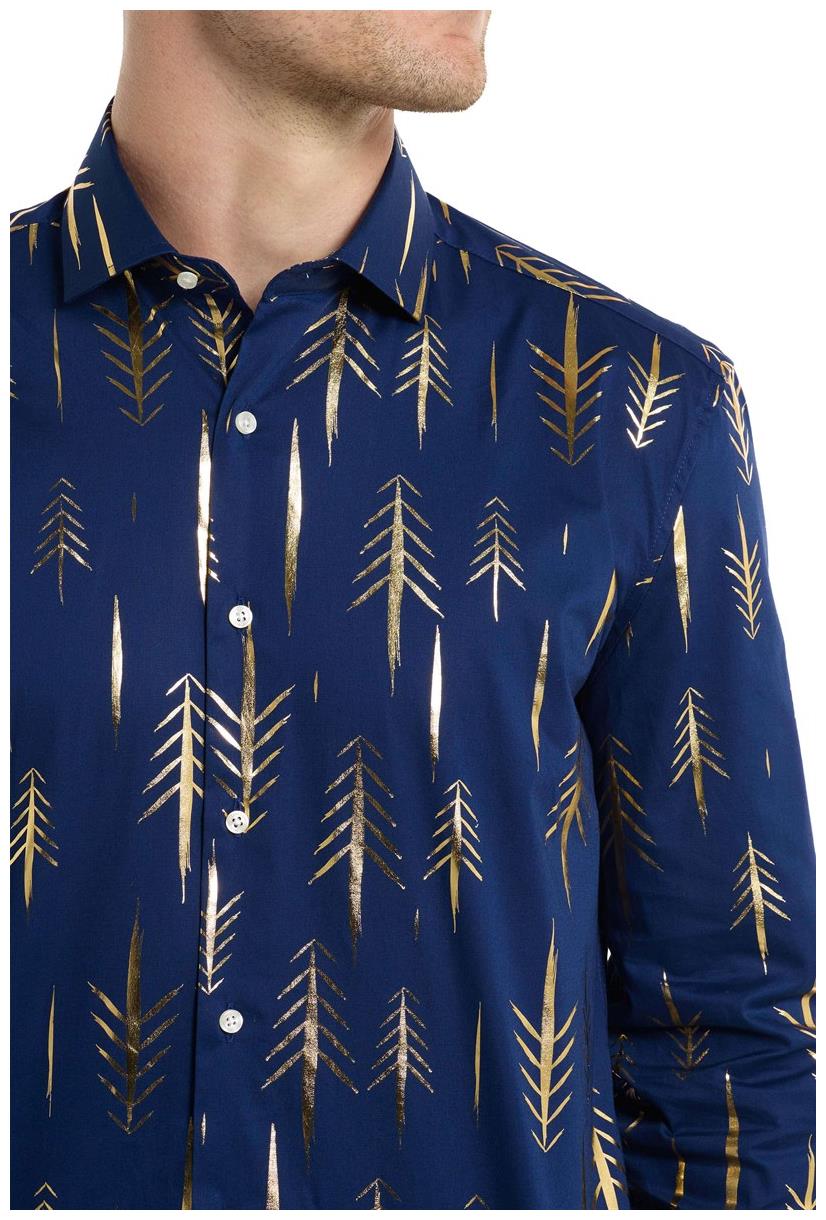 Stylish OppoSuits Teriffic Trees Shirt for Holiday Parties and Festive Celebrations