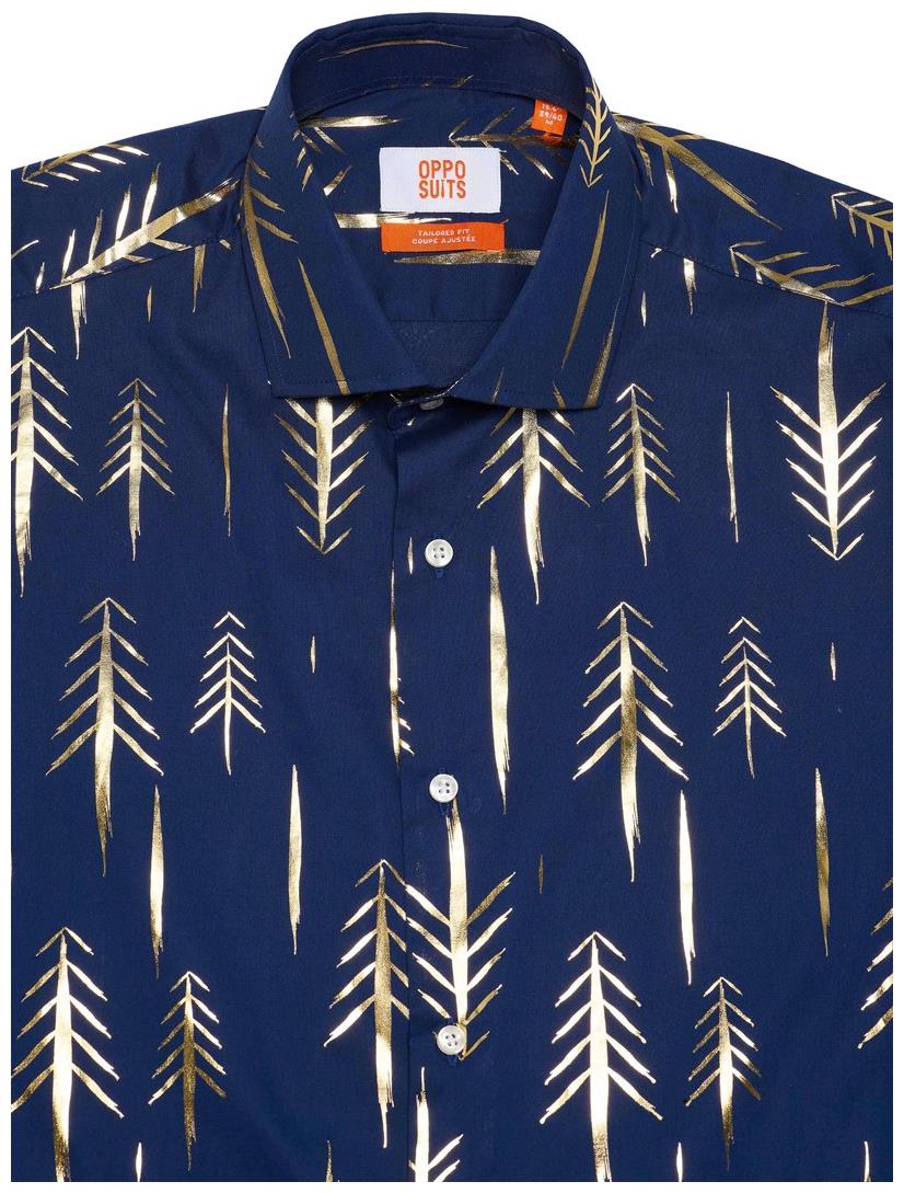 Stylish OppoSuits Teriffic Trees Shirt for Holiday Parties and Festive Celebrations
