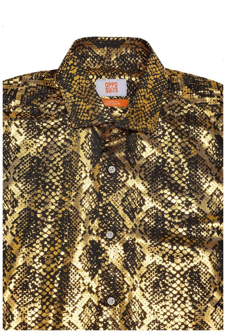 OppoSuits Men's Shirts SHIRT LS Shiny Snake
