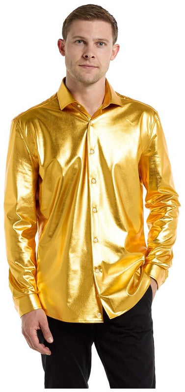 OppoSuits Men's Shirts SHIRT LS Groovy Gold