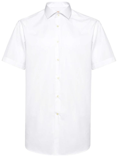 OppoSuits Men's Summer Shirts SHIRT Short Sleeve White Knight
