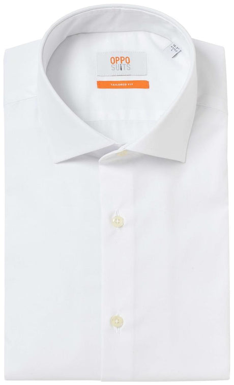 OppoSuits Men's Summer Shirts SHIRT Short Sleeve White Knight