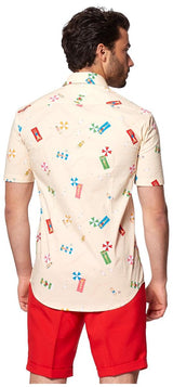 OppoSuits Men's Summer Shirts SHIRT Short Sleeve Beach Life
