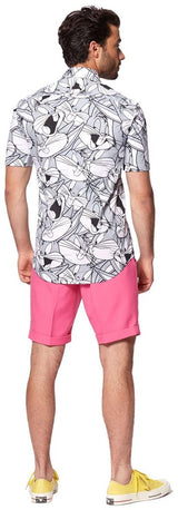 OppoSuits Men's Summer Shirts SHIRT Short Sleeve Bugs Bunny