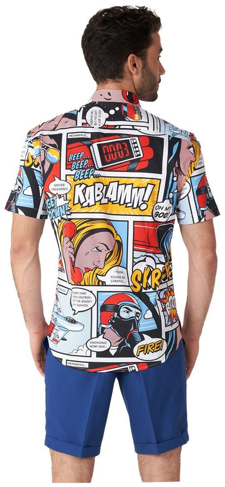 OppoSuits Men's Summer Shirts SHIRT Short Sleeve Danger Days