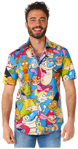 OppoSuits Nickelodeon Cartoons Short Sleeve Summer Shirt for Fun Parties and Casual Wear