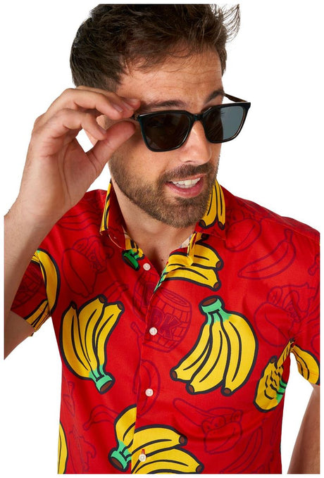OppoSuits Men's Summer Shirts SHIRT Short Sleeve Donkey KongT