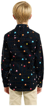 OppoSuits Teen Boys' Shirts SHIRT LS PAC-MAN Teen Boys