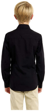 OppoSuits Teen Boys' Shirts SHIRT LS Black Knight Teen Boys