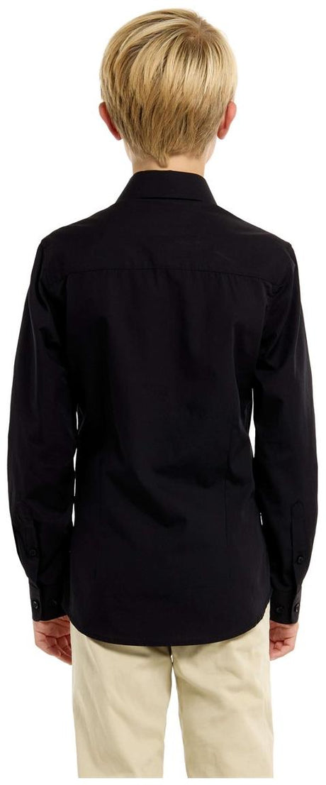 OppoSuits Teen Boys' Shirts SHIRT LS Black Knight Teen Boys
