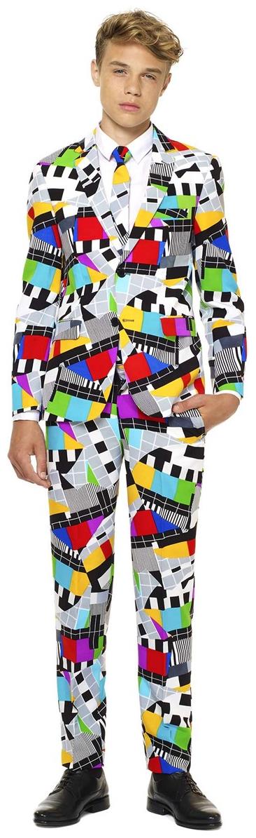 Vibrant OppoSuits Teen Boys Testival Suit for Halloween Parties and Festive Celebrations