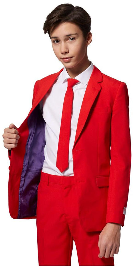 OppoSuits Teen Boys' Suits TEEN BOYS Red Devil