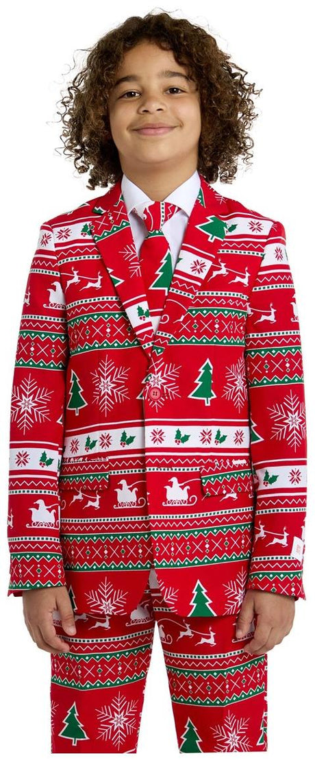 OppoSuits Teen Boys Suit for Christmas Parties Holiday Festivities and Family Gatherings