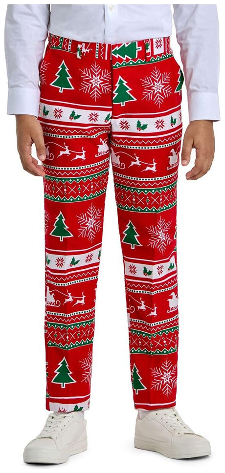 OppoSuits Teen Boys Suit for Christmas Parties Holiday Festivities and Family Gatherings
