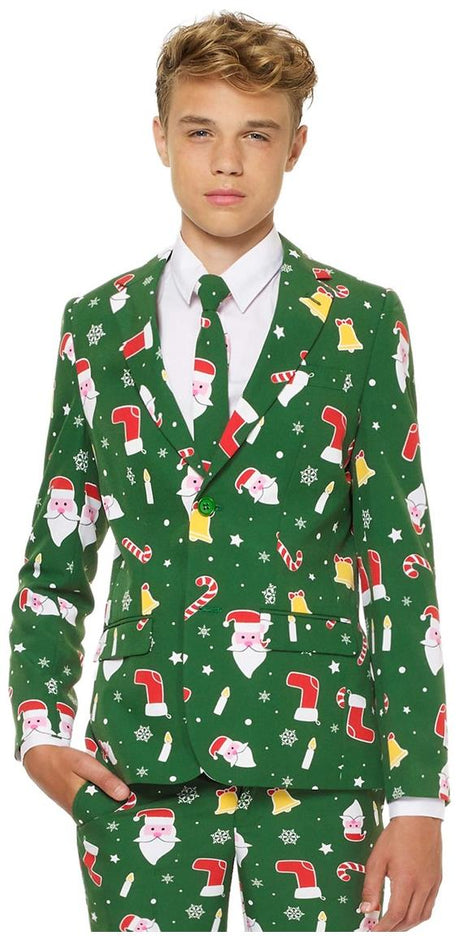 OppoSuits Teen Boys Christmas Suit for Holiday Parties Festivities and School Events