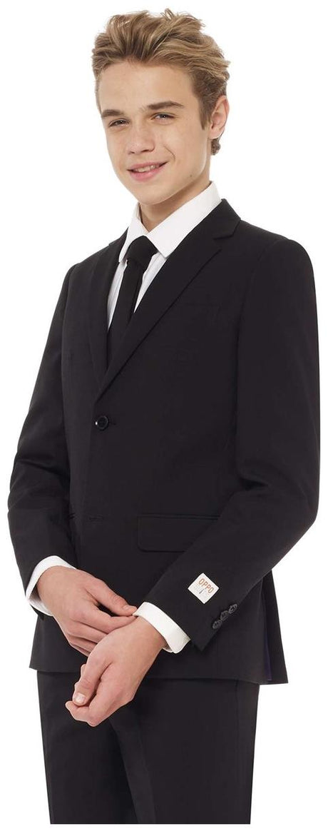 OppoSuits Teen Boys' Suits TEEN BOYS Black Knight